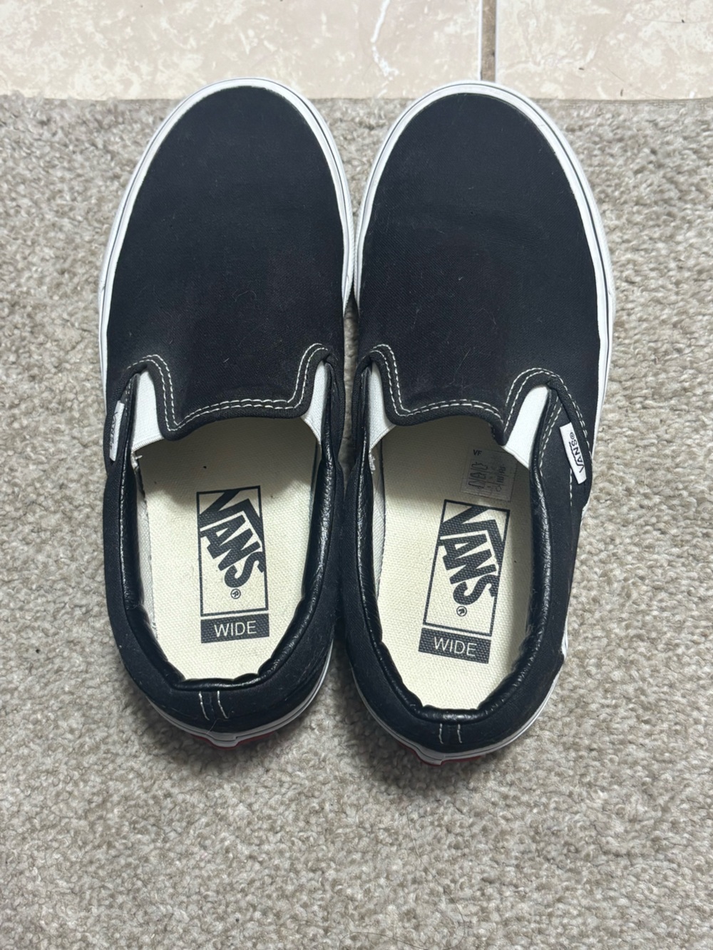 Vans slip-on wide